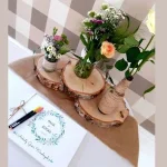 Drewniane plastry szlifowane, olejowane mix śr. powyżej 25 cm