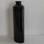 Wazon szklany czarny trójkąt szkło wysokość 26 cm