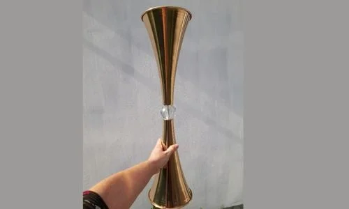 5 Postument na kompozycję kwiatową kielich z diamentem wys. 70 cm - obrazek 1